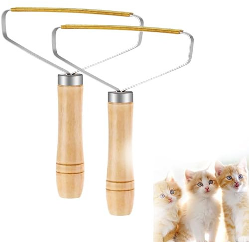 Fusselentferner Tierhaare Pilling Entferner Fusselrasierer für Kleidung und Teppich Tragbarer Fusselentferner Tierhaarentferner Sofa Flusenentferner,2 Stück Lint Remover Fuzz Shaver