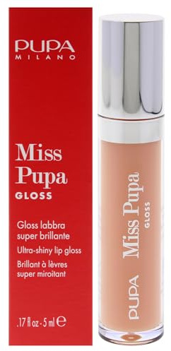 Pupa Miss Pupa Gloss 400 Ballerina Brillant à Lèvres Ultra Brillant, Sofortiger Volumen-Effekt