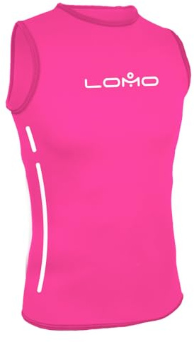 Lomo Chaleco de natación de neopreno de 3 mm, para mujer, color rosa