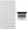 50 Pcs Clear Soft Close Pads,Self Adhesive Furniture Door Bumpers,Cupboard Door Stoppers Sticky Rubber Feet Bumper Pads Noise Reducer,Small Silicone Rubber Bumper Pads for Wall and Wooden Floor