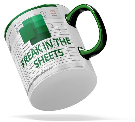 Rolig kontorsmugg | Freak in the sheets | Kontorskopp | Nyhet kopp för arbete | Present till revisorer, dataanalyster, IT-proffs, kalkylationsälskare