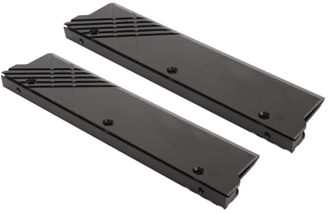 Keenso Kit de Disipador de Calor de Enfriamiento de Aluminio de Aluminio DDR5 para Enfriamiento de Agua de la Computadora, Instalación Fácil para Múltiples Marcas, 2 Piezas de Módulos de Memoria de