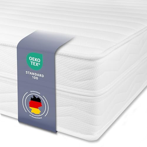 Träumegut24 HydroCell 7-Zonen Matratze 120x200 cm | Härtegrad wählbar | Höhe 16cm | Ergonomische Kaltschaummatratze | Oeko-TEX® | (H3&H4, 120x200cm, 16cm)