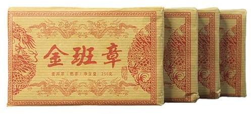 250 g di tè nero biologico Tè Yunnan Pu'er Tè maturo Tè Brick Menghai invecchiato Tè Brick