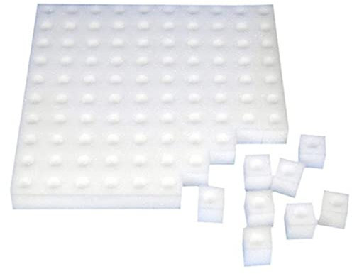 EVANEM 100 Piezas Suministros De Jardín Esponja De Plántulas Blancas Sin Tierra Verduras Hidropónicas Macetas De Vivero Plántulas, For Plantas De Cultivo De Jardín Macetas De Vivero