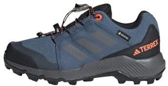 adidas Terrex Gore-TEX Hiking Shoes Wanderschuhe, Wonder Steel/Grey Three/Impact orange, 38 EU
