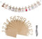 KGDUYC 1set Baby Ersten Geburtstag Foto Banner Girlande- Kinder Monatlich Bild Prop Kraftpapier Rahmen, Foto Girlande Geburtstagsdeko, Hängende Wanddekoration für Party Dekor