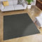 TAPISO Mono Quadrat Teppich Kurzflor Indoor Outdoor UV-beständig Dunkelgrau Einfarbig Wohnzimmer Schlafzimmer Kinderzimmer Modern ÖKO-TEX 120 x 120 cm