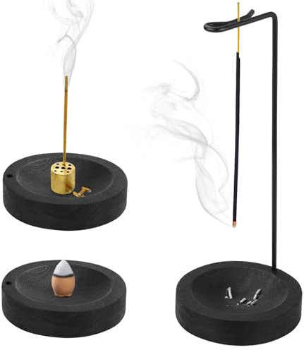 Porta Incenso, Porta Incenso per Bastoncini in Legno con Bobina Cono, Stile Moderno Supporto per Bastoncini di Incenso per la Meditazione Yoga, Camera da Letto, Decorazione Dell'ufficio Domestico