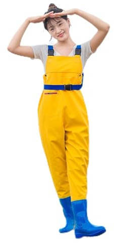 Chaoyilian Fishing Chest Waders For Women Teenagers With Boots,Chest Waders With Boots,Chest Waders Wading Pants,Lightweight Flexible,reathable,for Camping,Fishing,Hunting,Wading,Off-Roading