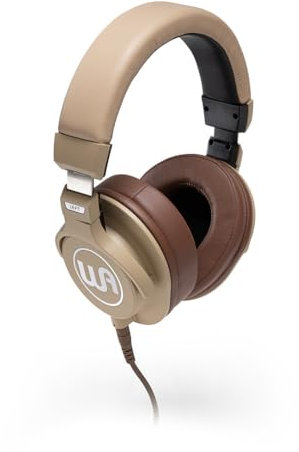 Warm Audio WA-HRT Headroom, Auriculares Cerrados de Estudio (transductores de neodimio de 45 mm, Almohadillas Intercambiables, para monitorización y grabación), marrón