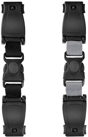 COZERI 2 Pièces Attache Ceinture Siège Auto Bébé, Clip de Sécurité pour Ceinture de Voiture, Pince de Poitrine, Accessoire de Sécurité pour Siège Auto et Poussette