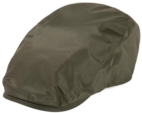 TOP-EX Gorra plana impermeable para hombre para días lluviosos – Elegante gorra al estilo Peaky Blinders, ideal para golf, pesca, tiro, senderismo, caza y como gorro de, L/XL