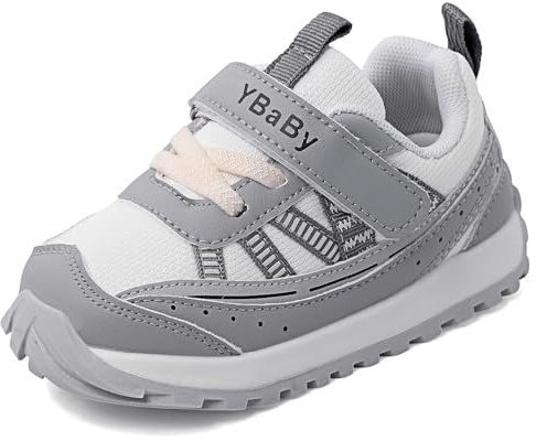 MK MATT KEELY Scarpe Primi Passi Bimbo Bimba Scarpine Neonato Sneakers Comode Traspirante con Suole Gomma Antiscivolo,Grigio,EU 20
