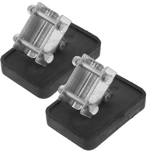 Toddmomy 2pcs Ladder Stabilizer Foot Protectors Telescopic Anti-Slip Rubber Covers for Extension Ladder Legs Indoor Outdoor Use Iron Material