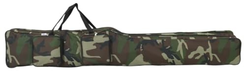 Genérico Bolso para caña de Pescar Tela Oxford Verde Camuflaje 160 cm, Bolsas y Estuches para cañas de Pescar Verde,4010003
