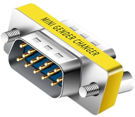 Aukson B89 - Cable Adaptador SVGA de 15 Pines - Adaptador D-Sub de para Monitor y TV, SVGA Macho a Hembra, 15 Pines SVGA Macho a Hembra SVGA de 15 Pines