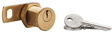 Batteuse Spéciale Marine Corps Laiton Compatible Passe P.T.T. - Fournie avec 3 Clés - Mécanisme à Goupilles, Came Plate n°3 Double Rainurage avec Fourchette - Ép Max 23 MM - Made in France - THIRARD