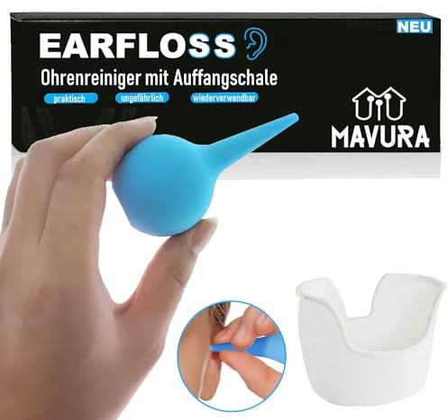 MAVURA Premium öronsköljning öronspruta öronrengöring öronvaxborttagare öra dusch örondusch örondusch