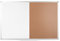 Boardsplus Lavagna Magnetica Combinata, 90 x 60 cm, Sughero e Acciaio Laccato, Cornice In Alluminio Anodizzato