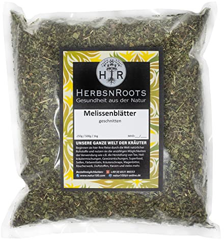 Melissenblätter 500g • Gleichgewicht • Erste Wahl • intensiver Geschmack • HerbsnRoots
