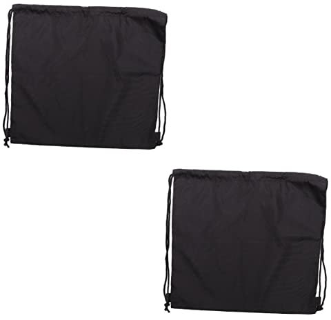BESPORTBLE 2st Eishockey-helm Rucksäcke Mit Kordelzug Für Erwachsene Rucksack Mit Kordelzug Sportrucksack Für Damen Große Tasche Mit Kordelzug Lacrosse-tasche Fußballtasche Ski Fitness Stoff