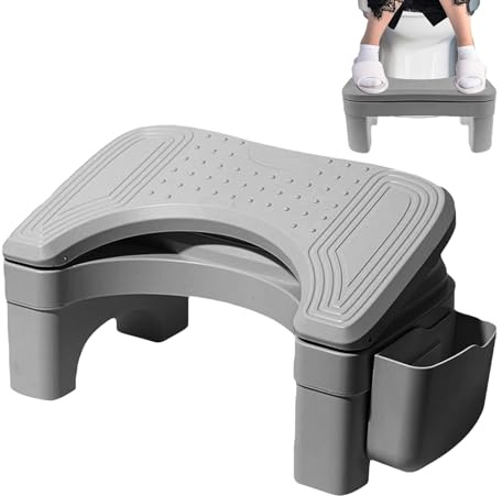 Sgabello per WC, Sgabello per cacca per bagno - per gambe WC per cacca | per accovacciato con scatola portaoggetti, per piedi per, per per miglior