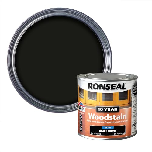 Ronseal 10 Year Woodstain Black Ebony 250ml