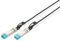 DIGITUS Universal SFP+ DAC-Kabel - 10 Gbit/s - Netzwerkkabel - 5 m - Direct Attach Cable - Direct Attach Copper - AWG24 Twinax - Schwarz