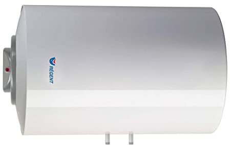 Regent - Termo Eléctrico 100L, Calentador de Agua Eléctrico 100 Litros Horizontal Seguro y Duradero con Luz Piloto 91.8x45x48 cm - Calentadores para Instalación en España - Eficiencia C Rango (A+/F)