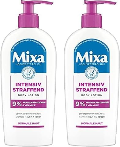 Mixa Intensiv Straffend Body Lotion, für normale Haut, 250 ml (Packung mit 2)