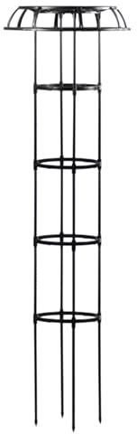 Support Grimpantes Jardin - Treillage Vertical pour Végétaux, Décoration Extérieure, Élégance Échelle À Fleurs en Bois pour Montée Végétale | Échelle À Fleurs en Métal pour Montée Végétale