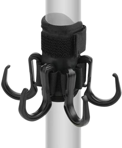 Xasbseulk Patio Umbrellas Hanger Hooks, Umbrellas Hanger Hooks | Patio Umbrella Hook | Easy Install Beach Umbrella Holder with 6 Hooks Perfect for Towels, Cameras