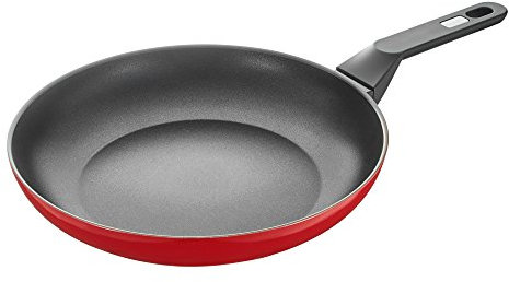 Berndes 6640128 Hot Chili Red Bratpfanne, Aluminium, rot/schwarz