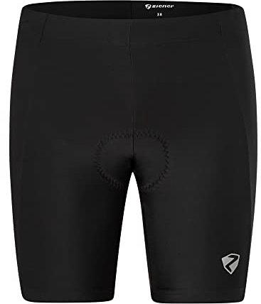 Ziener Damen Naira X-function Fahrrad Tight Rad Hose Mountainbike Rennrad atmungsaktiv schnelltrocknend gepolstert, Schwarz, 42 EU