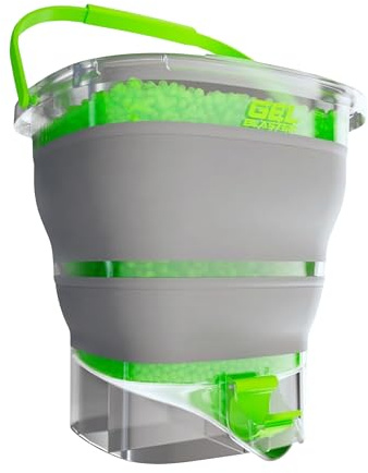Gel Blaster Gellet Depot: contenedor de munición Plegable, Boquilla de Carga rápida y Filtro Integrado, hidrata y almacena más de 10 000 Gellets, Accesorio Gel Blaster. para Mayores de 14 años