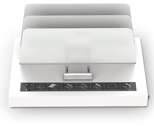QUSYZD Thermobindegerät, Automatisches Bindegerät für Desktop-Bücher und Dokumente, 1-50 mm Bindestärke, 500 Blatt Kapazität, für Vertragsdokumente, Rechnungsordner,