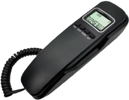 yomoe Teléfono de Pared Teléfono de Pared con Cable Teléfono Residencial Teléfonos de Pared con Cable Teléfonos Fijos para el Hogar Empresa Oficina Estación de Saludo