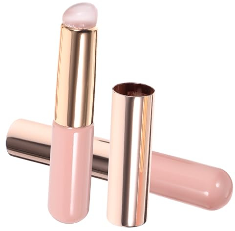 ARTSEWPLY 2 St Silikonläppborstar med Skyddande Lock Portabla Läppstiftsapplikatorer för Jämn Applicering och Concealer Precisionsverktyg för Mångsidig Läppmakeup