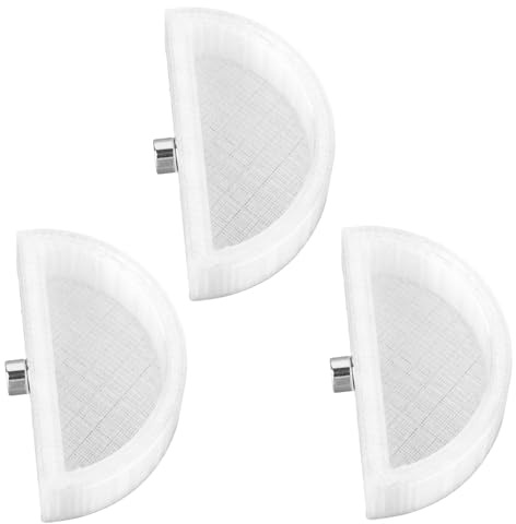 3pcs Gamelle Araignée, Bols à Eau Magnétiques et Anti-Fuites pour Araignées Sauteuses Accessoires pour Terrariums de Tarentules Mantes Religieuses Petits Reptiles et Insectes (Demi-Rond)