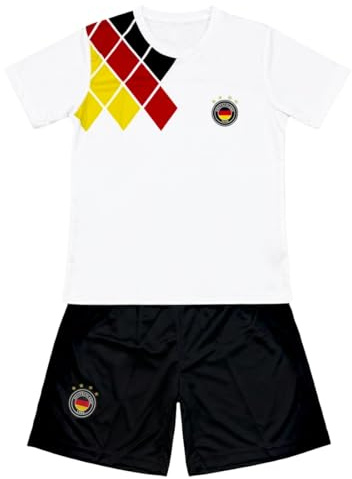 Sport T-shirt och shorts set (4–14 år) fotboll – sommarkläder för träning och skola, TYSKLAND, 10