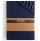 DecoKing Spannbettlaken 80x200 90x200 cm 100% gekämmte Baumwolle Dunkelblau Spannbetttücher Jersey Boxspringbett Amber 80 x 200 90 x 200