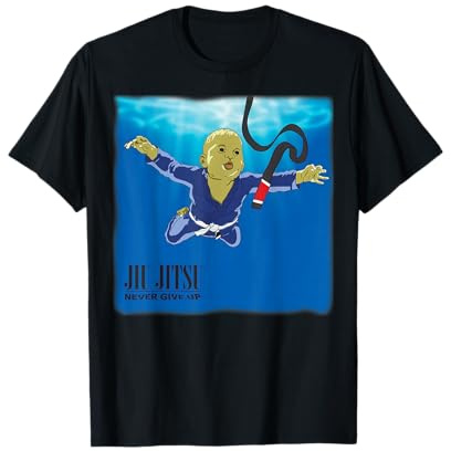 Jiu-jitsu Never give up, you'll get BJJ Black Belt BJJ T-Shirt