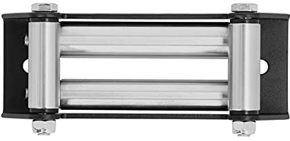 Guía del Rodillo del cabrestante, Paso de Paso del Rodillo del cabrestante Lado a Lado 165 mm / 6,5 Pulgadas Reemplazo de Mantenimiento Universal de Metal para Soportes de ATV UTV