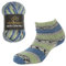 Wollbiene Socks Color Sockenwolle 100g 4-fädig Stricken und Häkeln 75% Schurwolle Farbverlaufswolle Strickwolle Socken (49 blau grün grau)