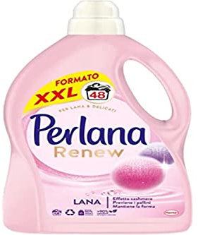 Perlana Renew Liquido Lana, ottimale per tutti i capi colorati, confezione singola da 48 lavaggi