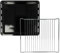 vhbw 1x Backblech, 1x Gitterrost (2-tlg. Set) kompatibel mit Ikea 9497130****, FOV10P, FOV9, FOV9S, BEJUBLAD Backöfen - 42,2 x 37 x 2 cm