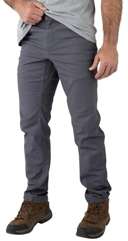 Field & Stream Men's Full Strut Canvas Stretch Pant, Charcoal, 30W x 30L