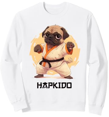 Hapkido Pug Fighter Suit Sweatshirt