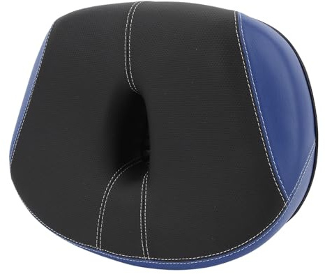 Tbest Näslös Cykelsits Bred Bekväm Cykelsadelbyte Förtjockad Ihålig Andningsbar Stötdämpande Kudde för City Mountainbike Män Kvinnor Memory Foam PU-läder